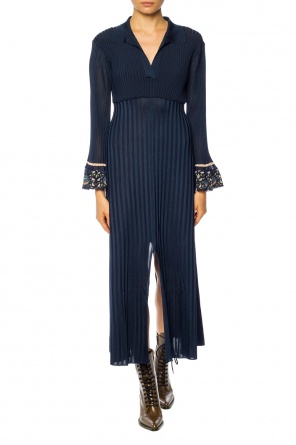 Ribbed dress with long sleeves, zdjęcie 2 Ribbed dress with long sleeves od Chloe